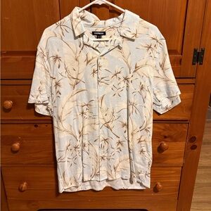 Express men’s button down short sleeve